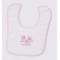 Dual Layered Terry Cloth Baby Bib w/ PVC Lining & Velcro Closure